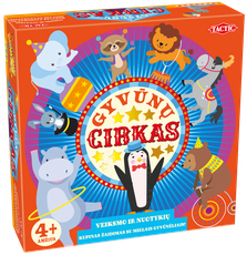 TACTIC boardgame Animal Circus (in Lithuanian language)