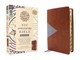 NIV Application Bible, Personal Size, Leathersoft, Brown/Blue, Red Letter, Thumb Indexed, Comfort Print