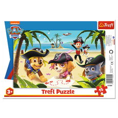 TREFL PAW PATROL Puzzle in frame, 15 pcs