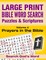 LARGE PRINT - Bible Word Search Puzzles with Scriptures, Volume 4