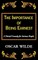 The Importance of Being Earnest-A Trivial Comedy for Serious People