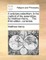 A Scripture-Catechism, in the Method of the Assemblies. by Matthew Henry, ... the Third Edition, Corrected.