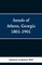 Annals of Athens, Georigia 1801-1901
