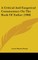 A Critical And Exegetical Commentary On The Book Of Esther (1908)