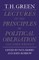 Lectures on the Principles of Political Obligation and Other Writings
