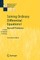 Solving Ordinary Differential Equations I