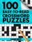 100 Easy-To-Read Crossword Puzzles