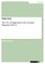 The Use of Anglicisms in the German Magazine FOCUS