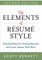 The Elements of Resume Style