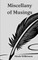 Miscellany of Musings