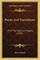 Poems And Translations