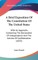 A Brief Exposition of the Constitution of the United States