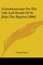 Considerations On The Life And Death Of St. John The Baptist (1806)