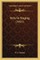 Style in Singing (1911)