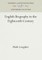 English Biography in the Eighteenth Century
