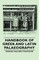 Handbook of Greek and Latin Palaeography