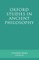 Oxford Studies in Ancient Philosophy XXXII