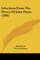 Selections from the Poetry of John Payne (1906)