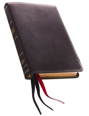 NKJV, Thinline Reference Bible, Large Print, Premium Leather, Black, Sterling Edition, Comfort Print NKJV, Thinline Reference Bible, Large Print, Premium Leather, Black, Sterling Edition, Comfort Print