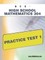 NES Highschool Mathematics 304 Practice Test 1