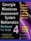 Georgia Milestones Assessment System Mathematics Workbook for Grade 4