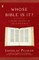 Whose Bible Is It?