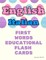 English Italian First Words Educational Flash Cards