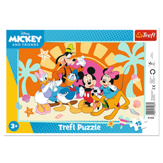 TREFL DISNEY Puzzle in frame Mickey-Mouse, 15 pcs