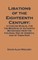 Libations of the Eighteenth Century