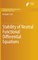 Stability of Neutral Functional Differential Equations