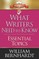 What Writers Need to Know