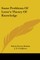Some Problems Of Lotze's Theory Of Knowledge