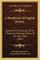 A Handbook Of English History