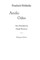 Aeolic Odes