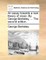 An Essay Towards a New Theory of Vision. by George Berkeley, ... the Second Edition.