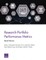 Research-Portfolio Performance Metrics