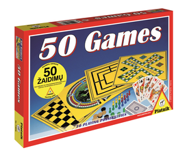 PIATNIK Board game set 50 Games (In Latvian, Russian lang.) PIATNIK Board game set 50 Games (In Latvian, Russian lang.)