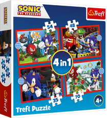 TREFL SONIC Puzzle 4 in 1 set TREFL SONIC Puzzle 4 in 1 set