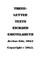 Three - Letter Texts
