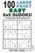 100 Large Print Easy 6x6 Sudoku Puzzles for Adults