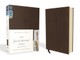 NIV, Journal the Word Bible, Imitation Leather, Brown, Red Letter Edition, Comfort Print
