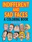 Indifferent and Sad Faces (A Coloring Book)