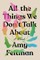 All the Things We Don't Talk about