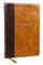 Kjv, Center-Column Reference Bible with Apocrypha, Leathersoft, Brown, 73,000 Cross-References, Red Letter, Comfort Print: King James Version