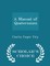 A Manual of Quaternions - Scholar's Choice Edition