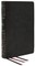 Nkjv, Reference Bible, Classic Verse-By-Verse, Center-Column, Genuine Leather, Black, Red Letter, Thumb Indexed, Comfort Print