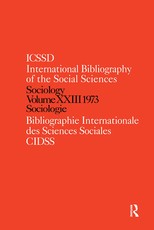 Ibss: Sociology: 1973 Vol 23 Ibss: Sociology: 1973 Vol 23