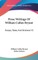 Prose Writings Of William Cullen Bryant