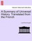 A Summary of Universal History. Translated from the French