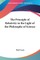 The Principle of Relativity in the Light of the Philosophy of Science